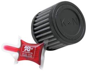 K&N Engineering - K&N Engineering Universal Clamp-On Air Filter 1-11/16in FLG / 3in OD / 2-1/2in H - RU-1130 - Image 1