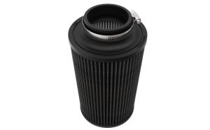 K&N Engineering - K&N Engineering Universal Round Clamp-On Air Filter 3in ID 9in Height 6in Base OD 5.25 Top OD - RU-3109HBK - Image 4