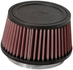 K&N Engineering - K&N Engineering Universal Rubber Filter Round Tapered 4.5in Flange ID x 5.875 Base OD x 5in Top OD x 3.25in H - RU-3110 - Image 1