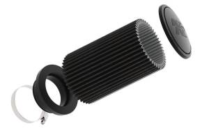 K&N Engineering - K&N Engineering Universal Air Filter (4in. Flange / 6in. Base / 5.25in. Top OD / 9.25in. Height) - RU-3112HBK - Image 2