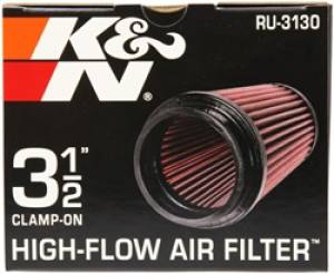 K&N Engineering - K&N Engineering Filter Universal Rubber Filter 3 1/2 inch Flange 4 5/8 inch Base 3 1/2 inch Top 7 inch Height - RU-3130 - Image 9