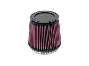 K&N Engineering - K&N Engineering Filter Universal Rubber Filter 3.75in Flange ID / 5.375in Base OD / 4.375in Top OD / 5in Height - RU-4250 - Image 1