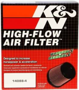 K&N Engineering - K&N Engineering Universal Rubber Filter Dual Flange Oval Tprd 3.75in Base O/S W x 3.438in Top O/S W x 6.75in H - RU-4710 - Image 3