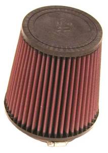 K&N Engineering - K&N Engineering Filter Universal Rubber Filter Round Tapered 4.5in Flange 5.875in Base 4.5 inch Top 6in Height - RU-4740 - Image 1