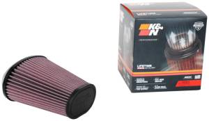 K&N Engineering - K&N Engineering Universal Clamp-On Air Filter 2.844x4.813in Flg ID x 6.5x4.75in B OD x 4.5x3.25in T OD x 7.5in H - RU-5063 - Image 2