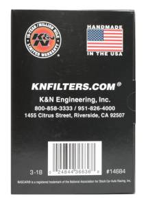 K&N Engineering - K&N Engineering Universal Round Clamp-On Air Filter 3in Flange ID x 6in Base OD x 4.625in Top OD x 3in Height - RU-5288 - Image 17