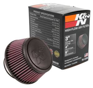 K&N Engineering - K&N Engineering Universal Round Clamp-On Air Filter 3in Flange ID x 6in Base OD x 4.625in Top OD x 3in Height - RU-5288 - Image 18