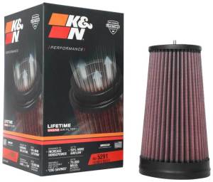 K&N Engineering - K&N Engineering Universal Unique Air Filter 2-3/4in FLG x 4-21/32in Base x 3-1/2in Top x 8-1/4in Height - RU-5291 - Image 2