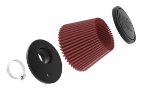 K&N Engineering - K&N Engineering Universal Clamp-on Air Filter 2in Flange ID 5-3/16in Base 3-1/2in Top 3-11/16in Height w/ Vent - RU-9920 - Image 2