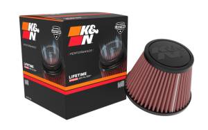 K&N Engineering - K&N Engineering Universal Clamp-on Air Filter 2in Flange ID 5-3/16in Base 3-1/2in Top 3-11/16in Height w/ Vent - RU-9920 - Image 4