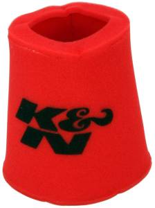 K&N Engineering - K&N Engineering Airforce PreCleaner Round Tapered Red Air Filter Foam Wrap 6in Base ID x 5in Top ID x 9in H - 25-0810 - Image 3