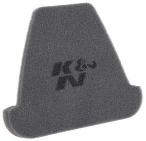 K&N Engineering - K&N Engineering Precleaner Air Filter Wrap Gray - Oval Straight Yamaha - YA-4518XD - 25-4518 - Image 1