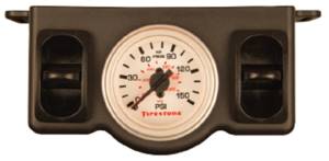 Firestone - Firestone Pneumatic Dual Pressure Gauge - White Plastic (WR17602574) - 2574 - Image 1