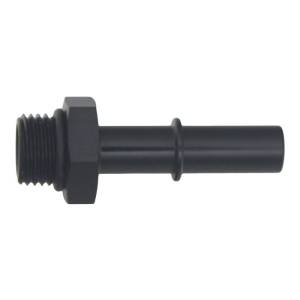 DeatschWerks - DeatschWerks 6AN ORB Male to 3/8in Male EFI Quick Connect Adapter - Anodized Matte Black - 6-02-0122-B - Image 2
