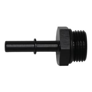 DeatschWerks - DeatschWerks 10AN ORB Male to 5/16in Male EFI Quick Connect Adapter - Anodized Matte Black - 6-02-0124-B - Image 1