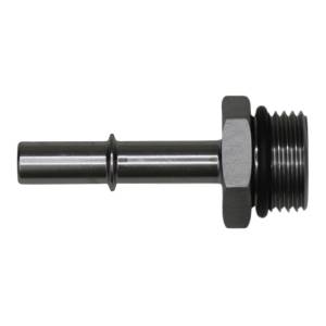 DeatschWerks - DeatschWerks 10AN ORB Male to 3/8in Male EFI Quick Connect Adapter - Anodized DW Titanium - 6-02-0125 - Image 1