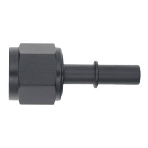 DeatschWerks - DeatschWerks 10AN Female Flare Swivel to 3/8in Male EFI Quick Disconnect - Anodized Matte Black - 6-02-0135-B - Image 1