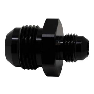 DeatschWerks - DeatschWerks 10AN Male Flare to 6AN Male Flare Reducer Straight - Anodized Matte Black - 6-02-0205-B - Image 1