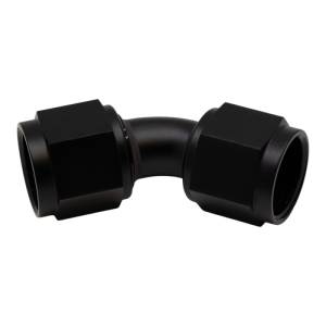 DeatschWerks - DeatschWerks 10AN Flare Female Swivel 45-Degree to 10AN Flare Female Swivel - Anodized Matte Black - 6-02-0214-B - Image 1