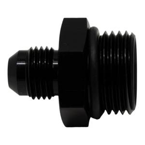 DeatschWerks - DeatschWerks 10AN ORB Male to 6AN Male Flare Adapter (Incl O-Ring) - Anodized Matte Black - 6-02-0407-B - Image 1