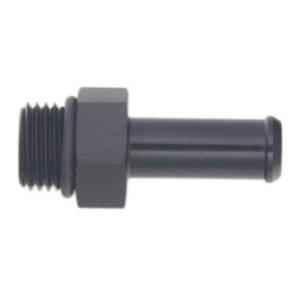 DeatschWerks - DeatschWerks 6AN ORB Male to 3/8in Male Barb Fitting (Incl O-Ring) - Anodized Matte Black - 6-02-0504-B - Image 2