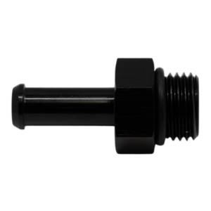 DeatschWerks - DeatschWerks 6AN ORB Male to 5/16in Male Barb Fitting (Incl O-Ring) - Anodized Matte Black - 6-02-0505-B - Image 1