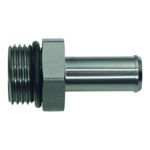 DeatschWerks - DeatschWerks 10AN ORB Male to 1/2in Male Barb Fitting - Anodized DW Titanium - 6-02-0515 - Image 1