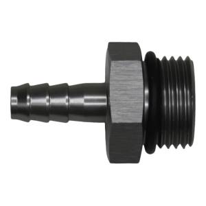 DeatschWerks - DeatschWerks 10AN ORB Male to 5/16in Male Triple Barb Fitting (Incl O-Ring) - Anodized DW Titanium - 6-02-0516 - Image 1
