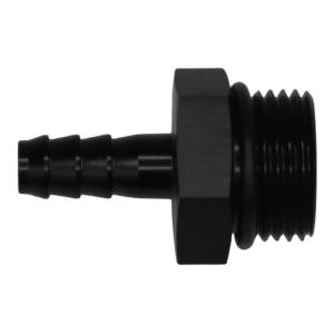 DeatschWerks - DeatschWerks 10AN ORB Male to 5/16in Male Triple Barb Fitting (Incl O-Ring) - Anodized Matte Black - 6-02-0516-B - Image 1