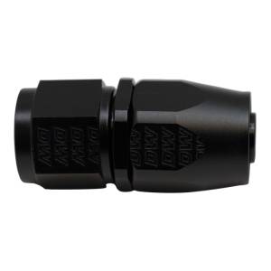 DeatschWerks - DeatschWerks 10AN Female Swivel Straight Hose End CPE - Anodized Matte Black - 6-02-0809-B - Image 1