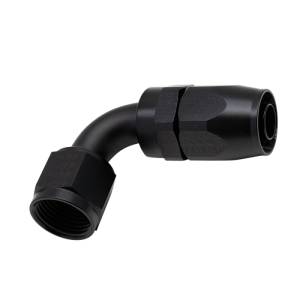 DeatschWerks - DeatschWerks 10AN Female Swivel 90-Degree Hose End CPE - Anodized Matte Black - 6-02-0811-B - Image 1