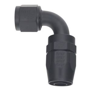 DeatschWerks - DeatschWerks 10AN Female Swivel 90-Degree Hose End CPE - Anodized Matte Black - 6-02-0811-B - Image 2