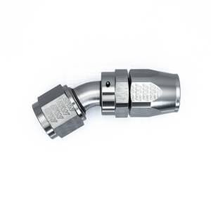 DeatschWerks - DeatschWerks 10AN Female Swivel 30-Degree Hose End CPE - Anodized Titanium - 6-02-0824 - Image 1