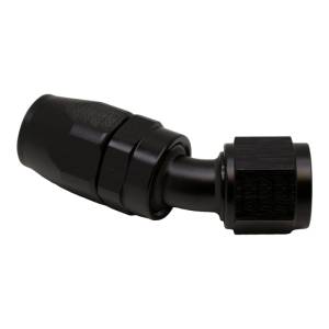 DeatschWerks - DeatschWerks 10AN Female Flare Swivel 30-Degreehose End CPE - Anodized Matte Black - 6-02-0824-B - Image 1