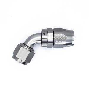 DeatschWerks - DeatschWerks 10AN Female Swivel 60-Degree Hose End CPE - Anodized Titanium - 6-02-0825 - Image 1