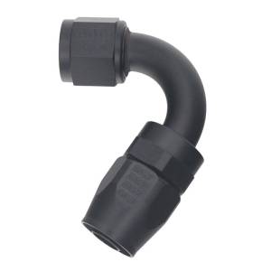 DeatschWerks - DeatschWerks 10AN Female Flare Swivel 120-Degree Hose End CPE - Anodized Matte Black - 6-02-0826-B - Image 2