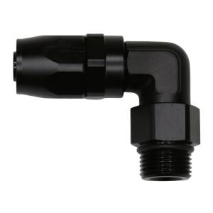 DeatschWerks - DeatschWerks 10AN ORB Female Swivel 90-Degree Hose End CPE - Anodized Matte Black - 6-02-0829-B - Image 1