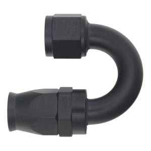 DeatschWerks - DeatschWerks 10AN Female Flare Swivel 180-Degree Hose End PTFE - Anodized Matte Black - 6-02-0885-B - Image 2