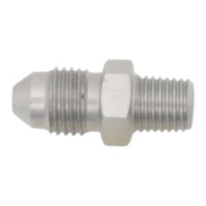 DeatschWerks - DeatschWerks 3AN Male Flare to 1/16in NPT Male - Anodized Stainless Steel - 6-02-0907 - Image 1