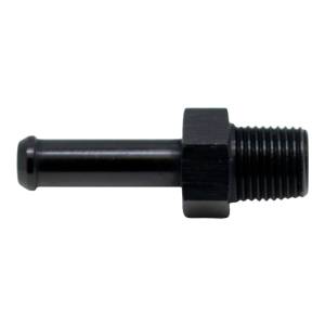 DeatschWerks - DeatschWerks 1/8in NPT Male Thread 1/4in Hose Barb - Anodized Matte Black - 6-02-0915-B - Image 1