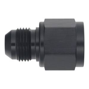 DeatschWerks - DeatschWerks 10AN Female Flare to 8AN Male Flare Reducer - Anodized Matte Black - 6-02-0218-B - Image 1