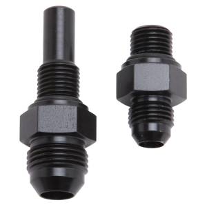 Russell - Russell Performance -6 AN to 4L80 Transmission Ports Adapter Fittings (Qty 2) - Black Zinc - 641390 - Image 1