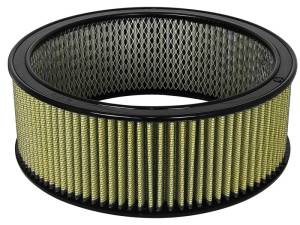 aFe MagnumFLOW Air Filters Round Racing PG7 A/F RR PG7 14OD x 12ID x 5H IN with E/M - 18-11476