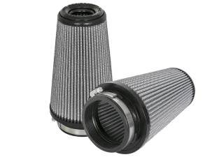 aFe - aFe Magnum FLOW Pro DRY S Replacement Air Filter (Pair) F-3.5in. / B-5in. / T-3.5in. (Inv) / H-8in. - 21-91117-MA - Image 1