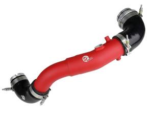 aFe - aFe 2020 Toyota Supra 3.0L 3in Red Intercooler Tube - Hot - 46-20398-R - Image 1