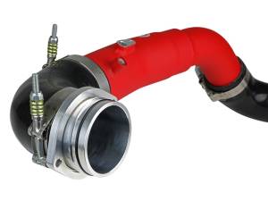 aFe - aFe 2020 Toyota Supra 3.0L 3in Red Intercooler Tube - Hot - 46-20398-R - Image 4