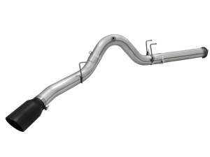 aFe - aFe MACHForce XP Exhaust 5in DPF-Back Stainless Steel Exht 2015 Ford Turbo Diesel V8 6.7L Black Tip - 49-43064-B - Image 4
