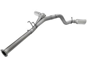 aFe - aFe LARGE BORE HD 4in 409-SS DPF-Back Exhaust w/Polished Tip 11-14 Ford Diesel Trucks V8-6.7L (td) - 49-43065-P - Image 5