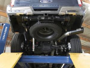 aFe - aFe Large Bore-HD 5in DPF Back 409 SS Exhaust System w/Black Tip 2017 Ford Diesel Trucks V8 6.7L(td) - 49-43090-B - Image 2