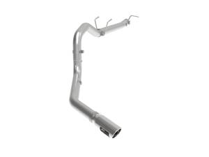 aFe Apollo GT Series 3-1/2in 409 SS Axle-Back Exhaust 17-20 Ford F-250/F-350 Polished Tip No Muffler - 49-43116NM-P